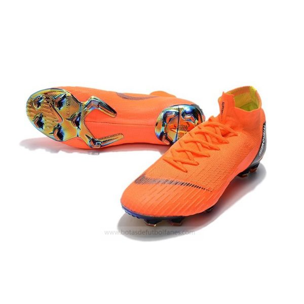 Nike Mercurial Superfly Elite FG Mujeres Naranja Negro